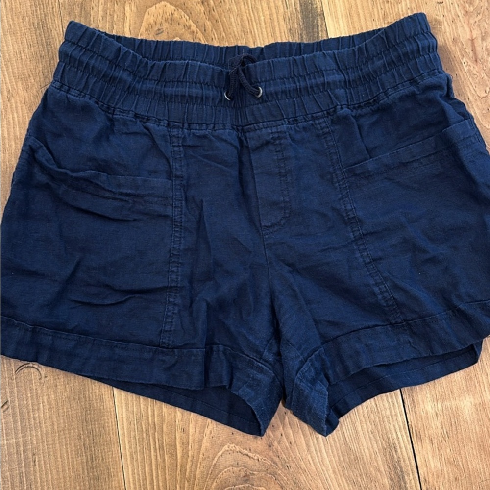 athleta linen  Blue Women's Shorts